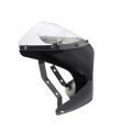 Motorcycle Red/White Front Headlight Fairing Windshield For Cafe Racer Honda Universal 7inch/16.5~18cm Retro Headlamp Windscreen. 