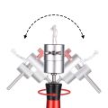 DSPIAE A T-HV Craft Tools Directional Table-top Vise for Modeler Bench Vise Universal Power Tool Parts Red Stainless Steel. 