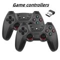 Wireless doubles game Controller For Linux/Android phone For Game Box Game stick PC Smart TV Box 2.4G gamepad Joystick.