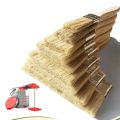 5pcs Paint Brush Wooden Handle BBQ Brush 1/2/4/5/6 Inch Soft Hair Painting Brushes for Wall and Furniture Paint Tool Set.