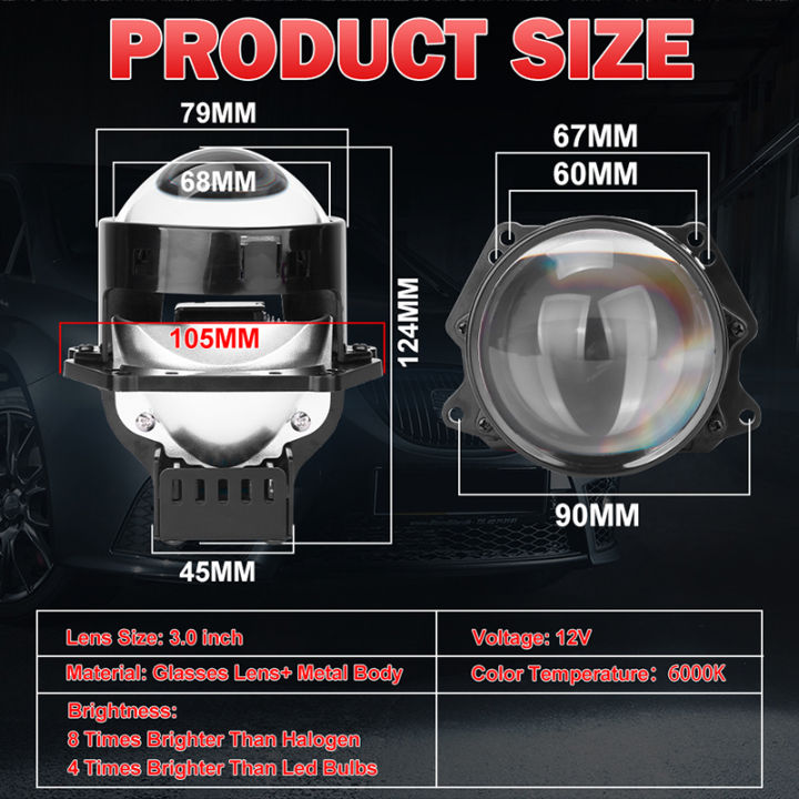 300W%2030000LM%203"%20Bi%20LED%20Projector%20Lenses%20Hella%203R%20G5%20Laser%20Led%20Car%20Headlight%20Bulb%20Retrofit%20Auto%20Lamp%20RHD/LHD%20Hyperboloid%20Lens%2012V%20-%20Image%206