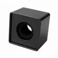 Microphone Flag Station Cube ABS Square Flags Interview Mic Logo Mark TV Station Reporter Microphone Cube Box Foam Cover. 
