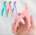 Professional nail art clipper use to cut tips and edges of presson nails and false nails,nail tool easy to use. 