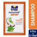 (Choice Free Gift) 4 Pcs Sachet Pack of Parachute Naturale Shampoo Anti Hair Fall 5.15 ml Each. 