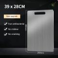 Stainless Steel Panel and Chopping Board Kitchen Household Thickened Double Sided Cutting Board Block Kneading Dough Board.
