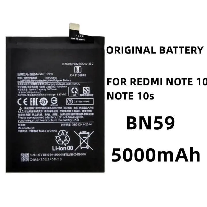 Xiaomi%20Redmi%20Note%2010/Note%2010s%20Battery%20BN59%20Battery%205000mAh%20High%20Quality%20A%20Grade%20-%20Image%202