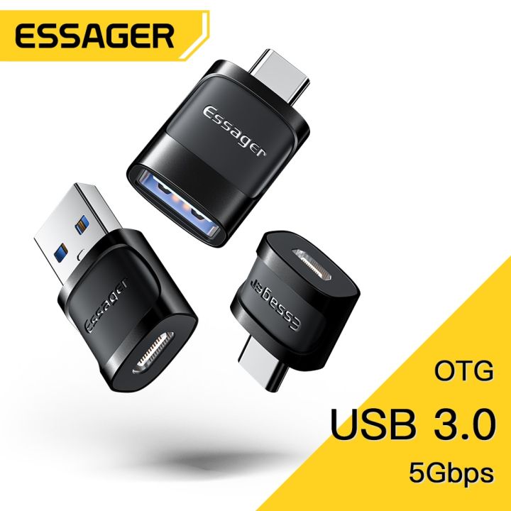Essager OTG Type C To USB Micro USB To Type C Adapter OTG USB To Type C
