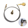 100cm/39.3in Outdoor Gas Stove Extend Tube Adapter Camping Gas Tank Connector Hose Extension Accessories Free Combination. 