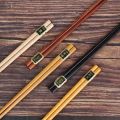 5 Pairs Reusable Chinese Wooden Chopsticks Natural Wooden Chopsticks Tableware Pizza noodle tools 5 colorsr Chinese Bag. 