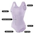 New Bodysuit Shapewear with Zipper Belt Women Tummy Control Fajas Body Shaper Waist Trainer Slimming Cincher Corset Tops. 