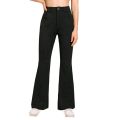 Ladies Formal Flare Pant High Waist Wide Leg Pants for Women Business Casual Trousers. 