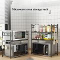 Kitchen Storage Rack Multi-Layer Microwave Rack Simple Standing Countertop Condiment Oven Organizer Shelf Kitchen Accessories. 
