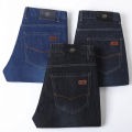 2025 New Fashion Men's Casual Black Blue Cotton Jeans Classic Style Male Denim Trousers Stretch Slim Fit Pants Plus Size 28-40. 