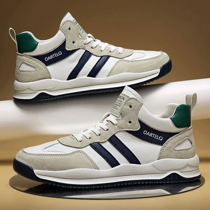 Breathable All Match Mid-top Retro Casual Shoe – Green