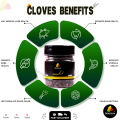 Premium Organic Whole Cloves 50g - GMO-Free, Preservative-Free, Filtered, Hand-Sorted, Spices.PK. 
