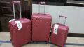 IT luggage 3 piece set (20/24/28) Hard Fiber Suitcase For Traveling. 