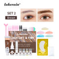 Lash Fast Lift And Tint Kit Professional Eyelash Perm Kit 2 in 1 Lashes Tint Brow Lashes Tint Brow Dye Eyes Makeup Tools. 