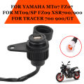 Motorcycle USB DC Outlet For Yamaha MT-07 MT-09 SP Tracer 900 FZ-09 FZ-07 Tracer XSR 700 12V DV Outlet Converter Kit USB Adapter. 