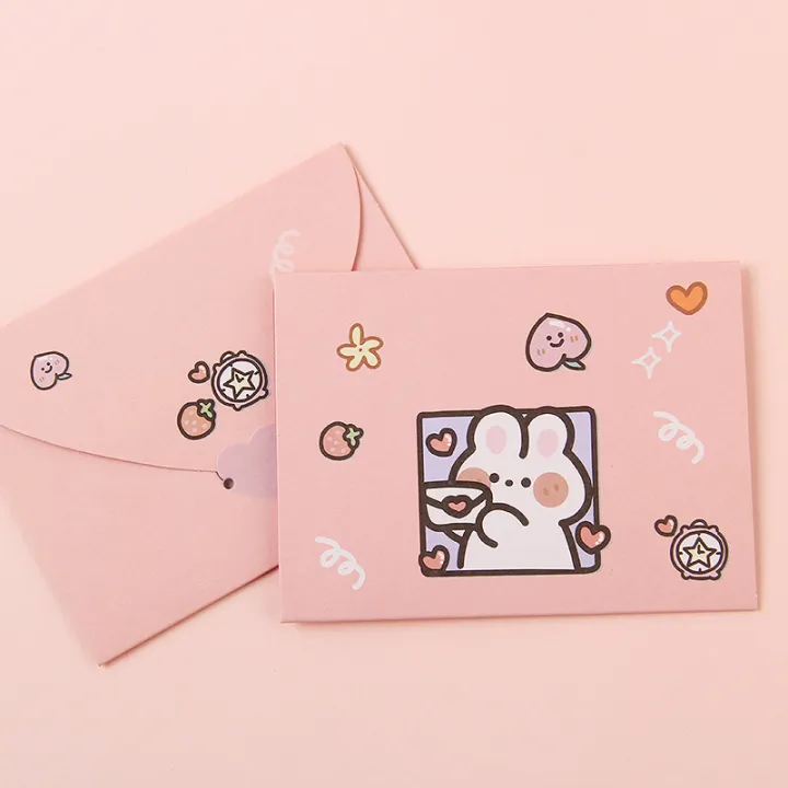 10pcs%20Bear%20Rabbit%20Blessing%20Thank%20Envelope%20Ins%20Cartoon%20Decoration%20Letter%20Paper%20Beautiful%20Cartoon%20Greeting%20Card%20New%20Year%20Gifts%20-%20Image%205