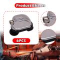 Triangle Snare Drum Lugs Metal Sturdy Musical Instrument Repair with  Pads Mounting Hardware Replace The Old or Damaged. 