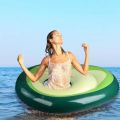 Water toys inflatable floating bed inflatable toy avocado  floating row PVC beach ball water toy Avocado floating mat. 