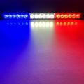 Red White Blue 18 LED Police Signal Light Traffic Adviser Car Emergency Warning Strobe Lights Bar Vehicle Flashing Lamp Beacon. 