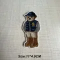 Cartoon Teddy Bear Sequence Iron On Patches,kids Embroidery Applique Badge Patch,Heat Transfer Stickers For T shirt,Clothing.