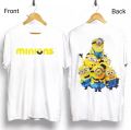 Minions White & Black Oversized Unisex Baggy Tshirt/For Men & women. 