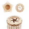 3D Puzzle DIY Wooden Mechanical Box Assembly Model  Birthday Halloween  . 