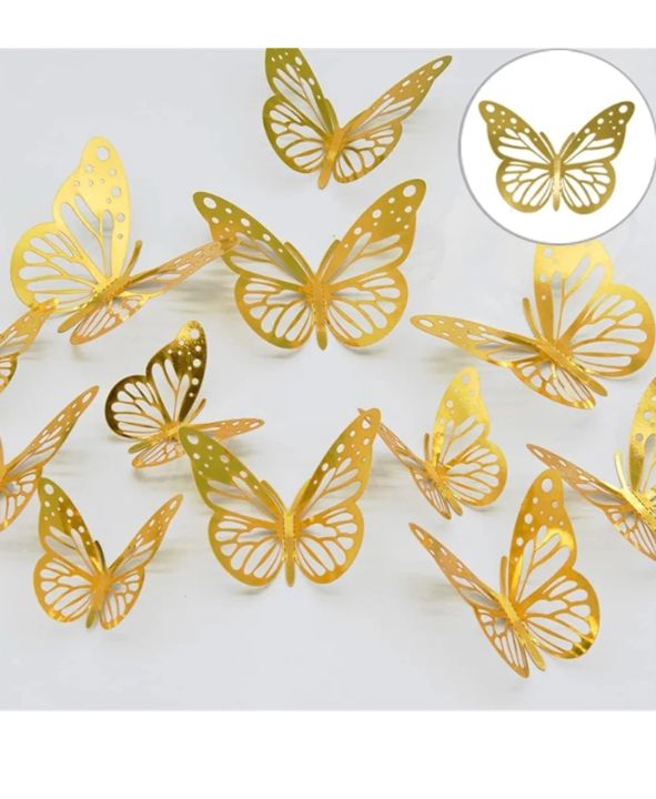12%20Pcs%20Butterfly%20Wall%20Stickers,%203D%20Butterfly%20Wall%20Decor%20%20Butterfly%20Party%20Decorations%20Birthday%20Cake%20Decorations%20Removable%20Wall%20Stickers%20Room%20Decor%20for%20Baby%20Shower%20Party%20Girls%20Boy's%20Kids%20-%20Image%207