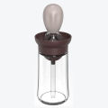 Portable Kitchen Oil Bottle Silicone Brush Control Quantitative With Barbecue Spray Bottle For BBQ Cooking Baking Oil Dispenser. 