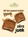 ZAKSYARD Hi Protien Peanut Butter Creamy (Rich & smooth)510g. 