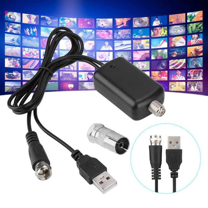 25dB HD TV Antenna Amplifier Indoor Signal Boost USB TV High Gain Channel Boost