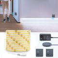 24V COB LED Strip Light with PIR Motion Sensor Movable Disassemble Switch Rechargeable RF Reciever Bed Hallway Stair Night Lamp. 