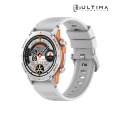 Ultima Active Smartwatch: Sporty & Rugged Built, 1.43” TRU AMOLED display, BT Calling, 24/7 health tracking,  100+ sports modes, SOS, IP68 Waterproof smart watch. 