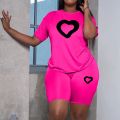 2026 Summer Hot Sale Women's Tracksuit O-Neck T-shirts Tight Shorts Urban Fashion Ladies Home Outdoor Casual Oufits. 