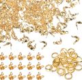 60pcs Heavy-Duty Alloy Lobster Clasps with Jump Rings - Secure Fastening, for Bracelets, Necklaces, Keychains, Earrings - Jewelry Making Supplies for Beginners & Professionals (Durable Connector Clasps), Lobster Clasp Charms, Earring Components, Crimp Con. 