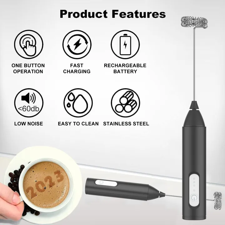 MINI%20Milk%20Frother%20USB%20Rechargeable%203%20Speeds%20Foam%20Maker%20Coffee%20Whisk%20Mixer%20Electric%20Handle%20Blender%20Egg%20Beater%20-%20Image%202