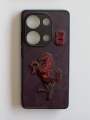 Redmi Note 13 pro Embroidered POLO Back Cover. 