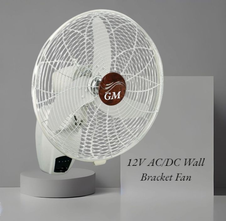 Wall Bracket Fan Ac Dc | Wall Mounted Fan GM Model | Daraz.pk