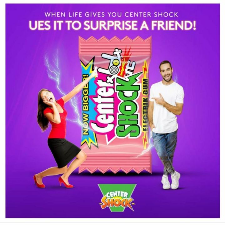 Center Shock Gum 100pcs box chewing gum Sour original Center Shock