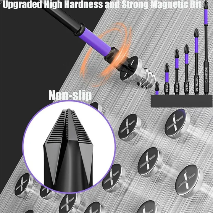 Magnetic%20Anti%20Slip%20Threaded%20Drill%20Bit,%20Shockproof,sixteen%20Rods,alloy%20Steel%20Drill%20Bit,suitable%20for%20Power%20Tools,6%20Pieces%2012%20Pieces%20-%20Image%202