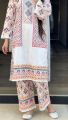 Samar's Fashion Summer Trendy New Arrival Stitched Fashionable Multicolor Printed 2pc Dress For Women and Young Girls. 