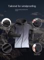 Running jacket for men, autumn quick drying sports windbreaker, fitness top, professional morning running training suit with fle. 