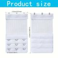 5pcs Bra Extenders in 5 Colors - 3-Hook Adjustable, Seamless & Invisible Under Clothing for a Perfect Fit.