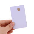 10PCS SLE 4442 Chip With Hico Magnetic Stripe Contact IC Card 2 in 1 Blank PVC IC Cards. 