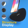 Auckly 10W Qi Fast Wireless Charging Pad [6mm Ultra Slim] with Anti-Slip Mat. 