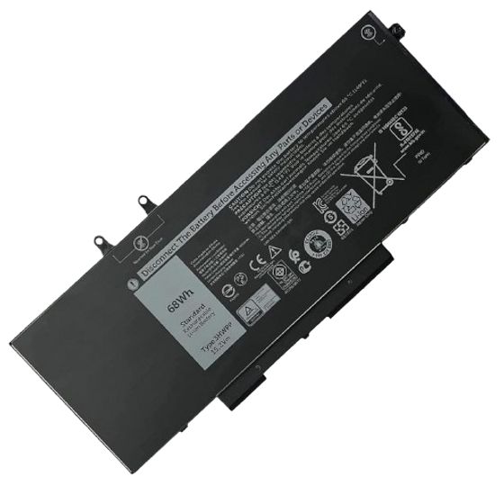 BORSCELLOR 3HWPP Batteria Per Dell Latitude 5401 5410 5411 5511 5501 5510 Precision 3541 3551 – 68Wh 15.2V, Sostituzione Originale Con Garanzia 12 Mesi