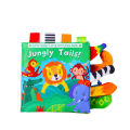 New 3D Visual Tail Cloth Book Baby Tear Resistant Biteable Cognitive Tool Interactive Parent-Child Fun Toddlers Enlighten Toys. 
