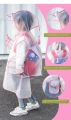 Children New One Piece Waterproof Thickened Raincoat Summer Primary School Student Carrying Schoolbag Position Raincoat Cartoon.